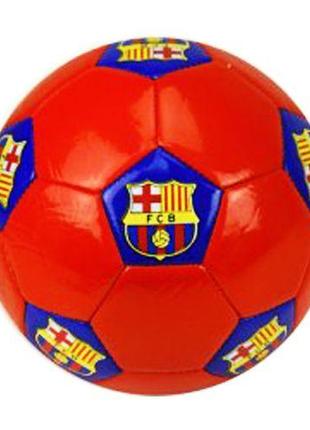 Мяч футбольный №3 "Барселона", красный [tsi204444-ТSІ]