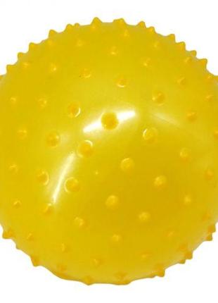 Резиновый мяч массажный, 16 см (желтый) [tsi237390-ТSІ]