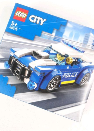 Конструктор LEGO City Поліцейський автомобіль 94 деталі (60312)