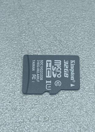 Карта флеш пам'яті Б/У MicroSD 32Gb