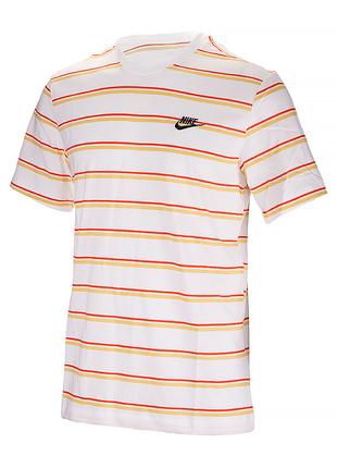 Мужская Футболка Nike M TEE CLUB STRIPE Разноцветный L (7dDZ29...