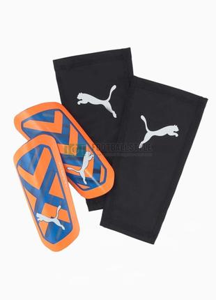 Щитки Puma ULTRA Flex Sleeve Синий, Оранжевый Уни S (030871-01 S)