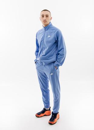Мужской Спортивный костюм Nike CLUB PK TRK SUIT Голубой 2XL (7...