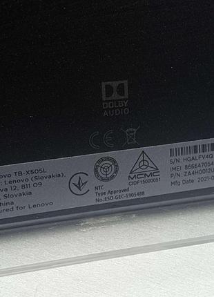 Планшет планшетный компьютер Б/У Lenovo Tab M10 TB-X505L 32Gb LTE