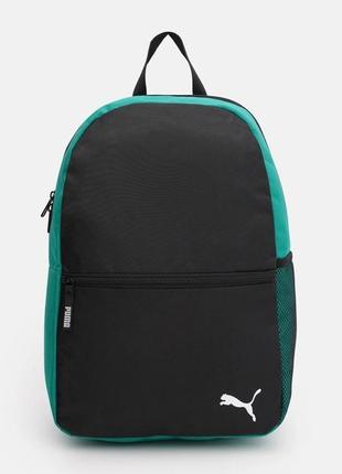 Рюкзак Puma teamGOAL Backpack Core 17L Черный, Зеленый Уни 28x...