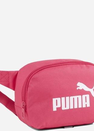 Сумка на пояс Puma Phase Waist Bag 2,5L Красный Уни 19,5x7x15 ...