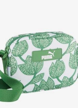 Сумка Puma Core Pop Cross Body Bag 1,5L Зеленый 18x 5x14см (07...