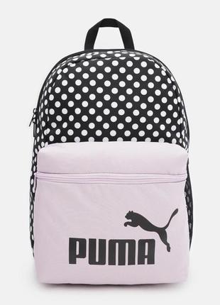 Рюкзак Puma Phase AOP Backpack 22L Черный, Белый, Бежевый Уни ...