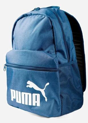 Рюкзак Puma Phase Backpack III 22L Синий Уни 30x44x14 см (0901...