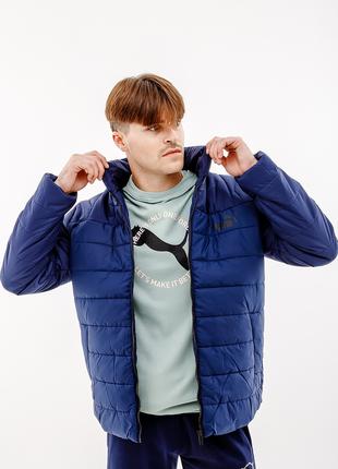 Мужская Куртка PUMA ESS+ Padded Jacket Синий S (7d84934906 S)
