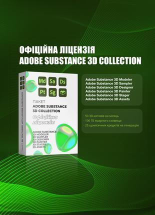Лицензия Adobe Substance 3D Collection подписка