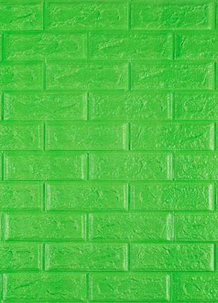 Самоклеющиеся 3d панели для стен под зеленый кирпич 700x770x5м...