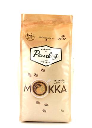 Кава зернова Paulig Mokka 1 кг Фінляндія
