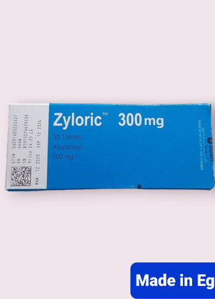 Zyloric 300 mg Зайлорик 300 мг Єгипет