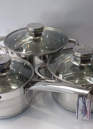 Набір посуду Bohmann 6 предметів BH-06-175