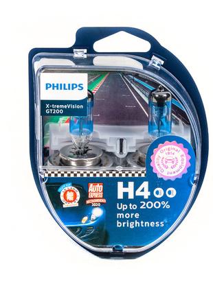 Лампа головного света Philips H4 60/55W 12342GT Racing Vision ...