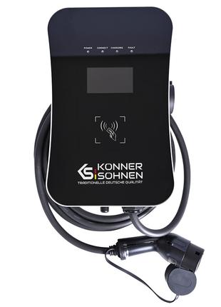 Станция для зарядки электромобилей 7 кВт Konner & Sohnen KS X32/1
