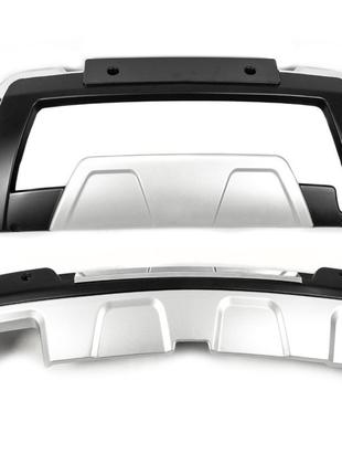 Передняя и задняя накладки 2014-2018 (2 шт) для Renault Duster