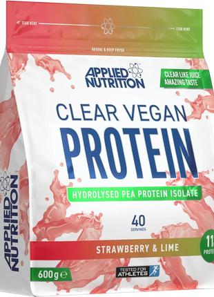 Clear Vegan Protein Hydrolyzed Pea Protein Isolate (Strawberry...