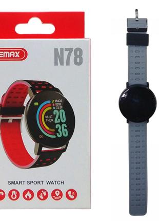 Часы сенсорные "Smart Sport Watch" (серый)