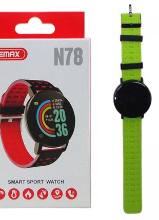 Часы сенсорные "Smart Sport Watch" (зеленый)