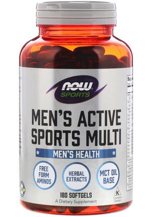 Витаминно-минеральный комплекс для мужчин NOW Men's Active Spo...