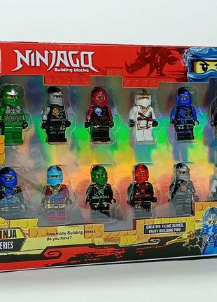 Набор Игровых фигурок Star toys "NinjaGo" Мастера кружитцу 12 ...