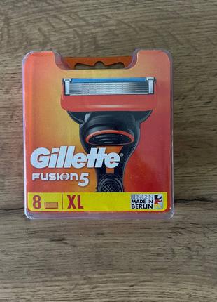 Змінні касети для гоління Gillette Fusion 5.. 8 шт. Германия