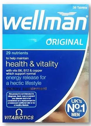 WellMan Original Vitabiotics Комплекс витаминов для мужчин
