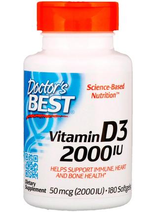 Вітамін Д3 Vitamin D3 (2000 IU) 180 Softgels