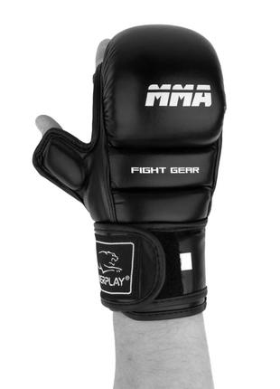 Перчатки MMA PowerPlay 3026, Black L