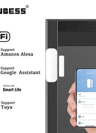Датчик відкриття дверей та вікон Tuya Wi-Fi (Smart Life): ціна 171 грн ...