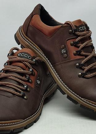 Туфли мужские коричневые кожаные МТ-1 К. К/П. (кожподкладка) .
