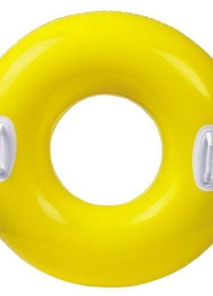 Надувной круг для плавания (желтый)