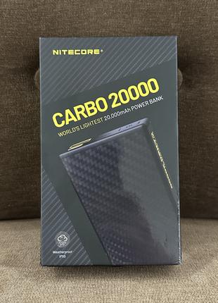 Внешнее зарядное устройство Power Bank Nitecore CARBO 20000 (2...