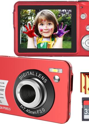 Цифровая камера, детская камера для подростков, мальчиков и де...