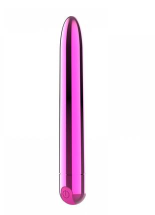 Вибропуля Ultra Power Bullet USB Glossy Pink 10 режимов вибрации