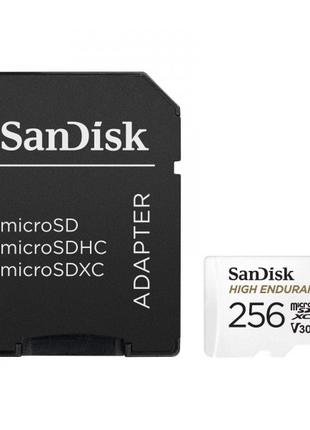 Картка пам'яті 256 ГБ microSDXHC U3 V30 SanDisk High Endurance...