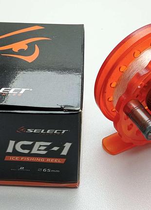 Рыболовная спиннинговая катушка Б/У Select ICE-1 диаметр 65mm