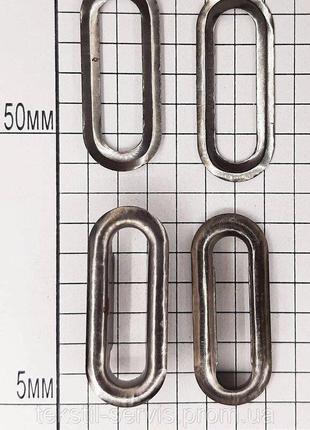 Блочка овальная 2,5 см (шт) никель Код/Артикул 190 0020025