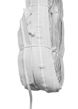 Резинка белая со шнурком 40мм (25 м) Код/Артикул 190 5711