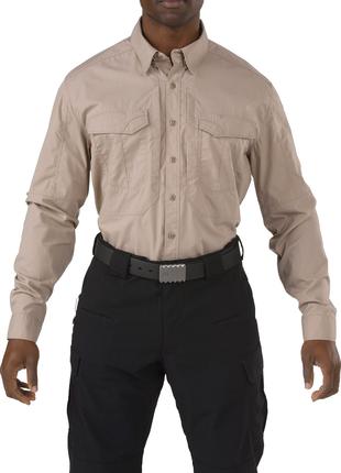 Рубашка тактическая 5.11 STRYKE™ LONG SLEEVE SHIRT S Khaki