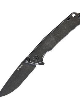 Нож складной Ruike P801-SB Stone Wash Black