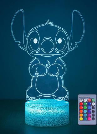 СТОК 3D лампа Stitch Stuff