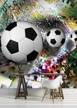 Флизелиновые фотообои футбол в интерьере детские для мальчика ...