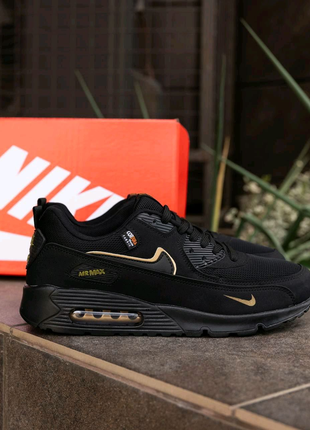 Чоловічі кросівки Nike Air Max 90 Black Gold