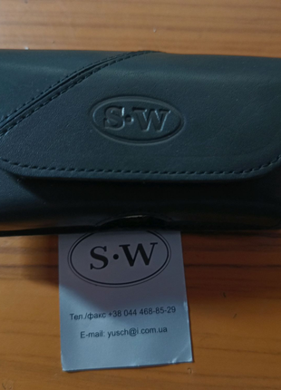 Чохол-сумка телефона на пояс SW (шкіра)  (107*55*22)- чорний