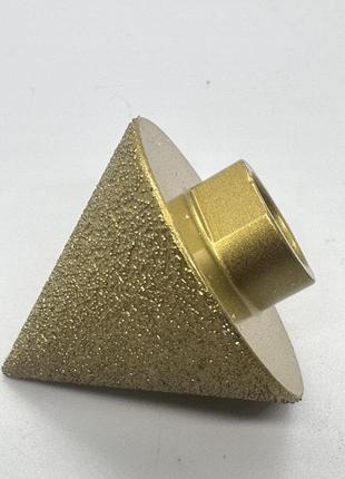 Фреза алмазная конусная 2-48мм M14 по керамике гранита для УШМ