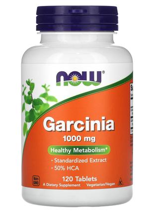NOW Foods, гарцинія, 1000 мг, 120 таблеток