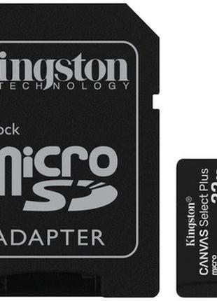 Карта памяти TF MicroSD card Kingston 32GB Class 10 UHS-I U1 9...